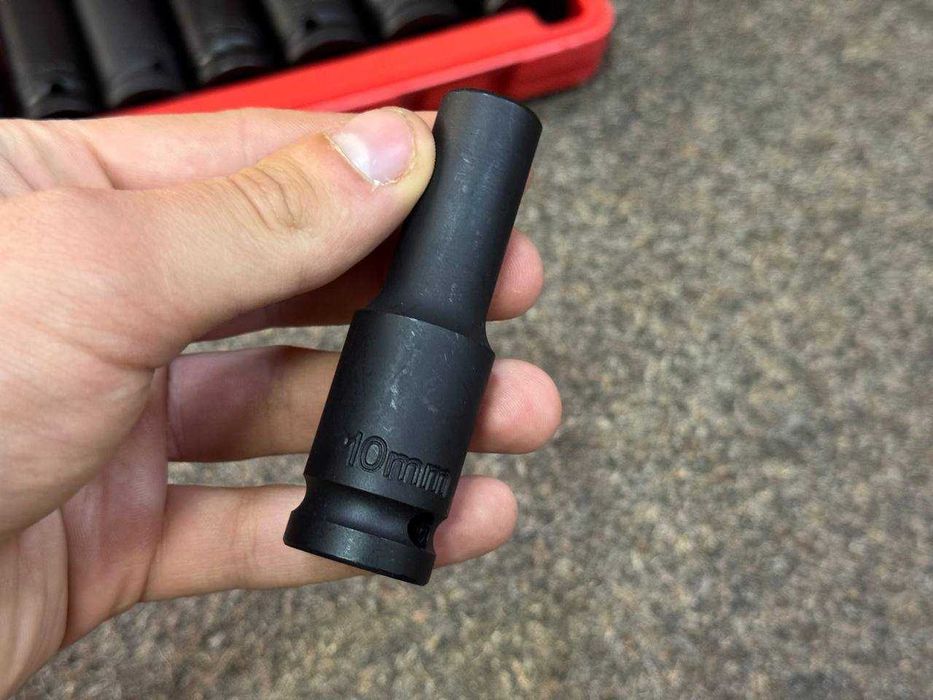 10шт Якісні Ударні Головки Industrial 10-24 в Кейсі, для Гайковерту