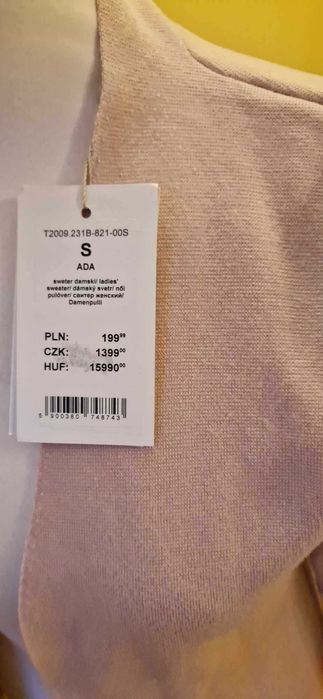 Tatuum Sweter Damski bez zapięcia, rozmiar S, Nowy z Metką