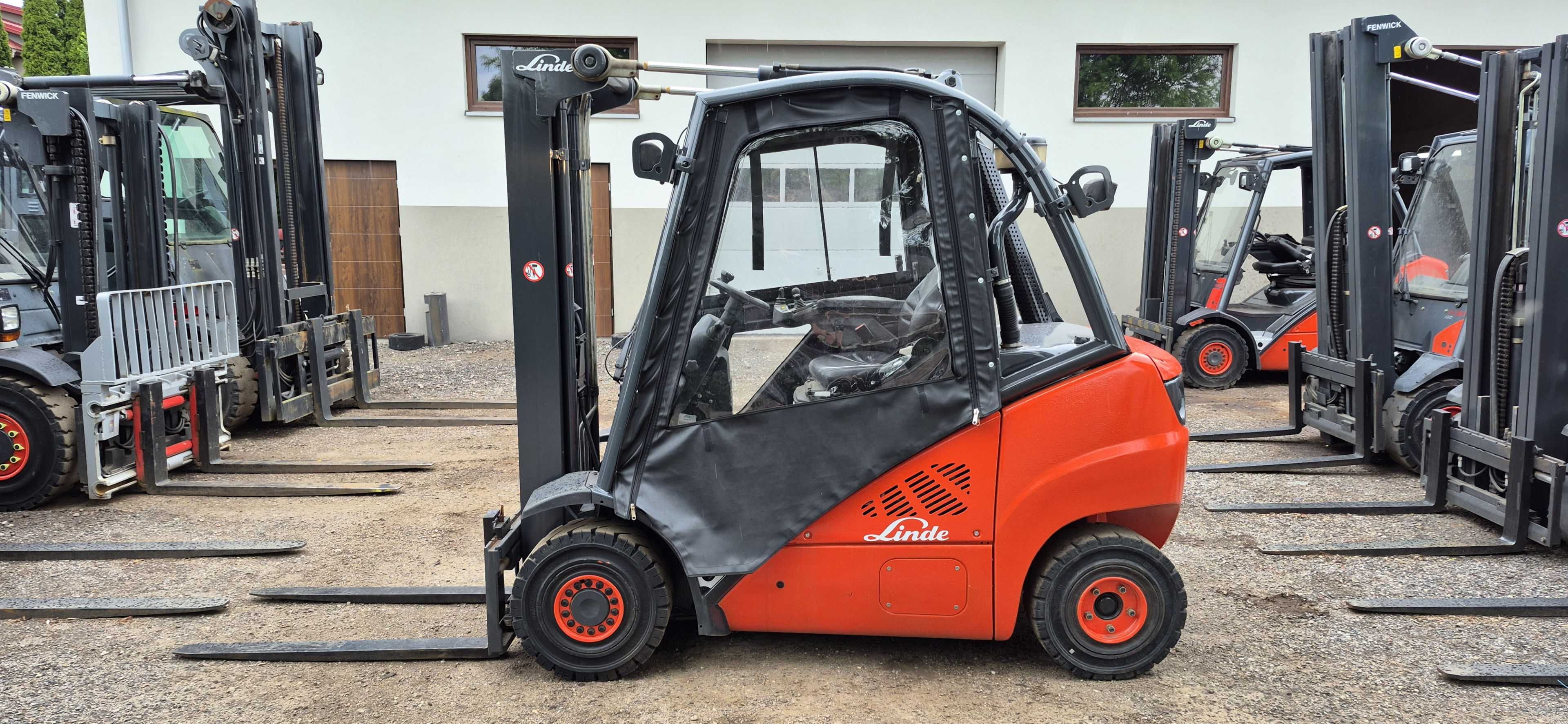 Wózek Widłowy Linde H20D - Diesel - Triplex 4.70 m - 7900 mth - BDB