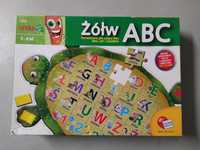 Gra puzzle zółw ABC ucząca liter i cyfr 3-6 lat Carotina