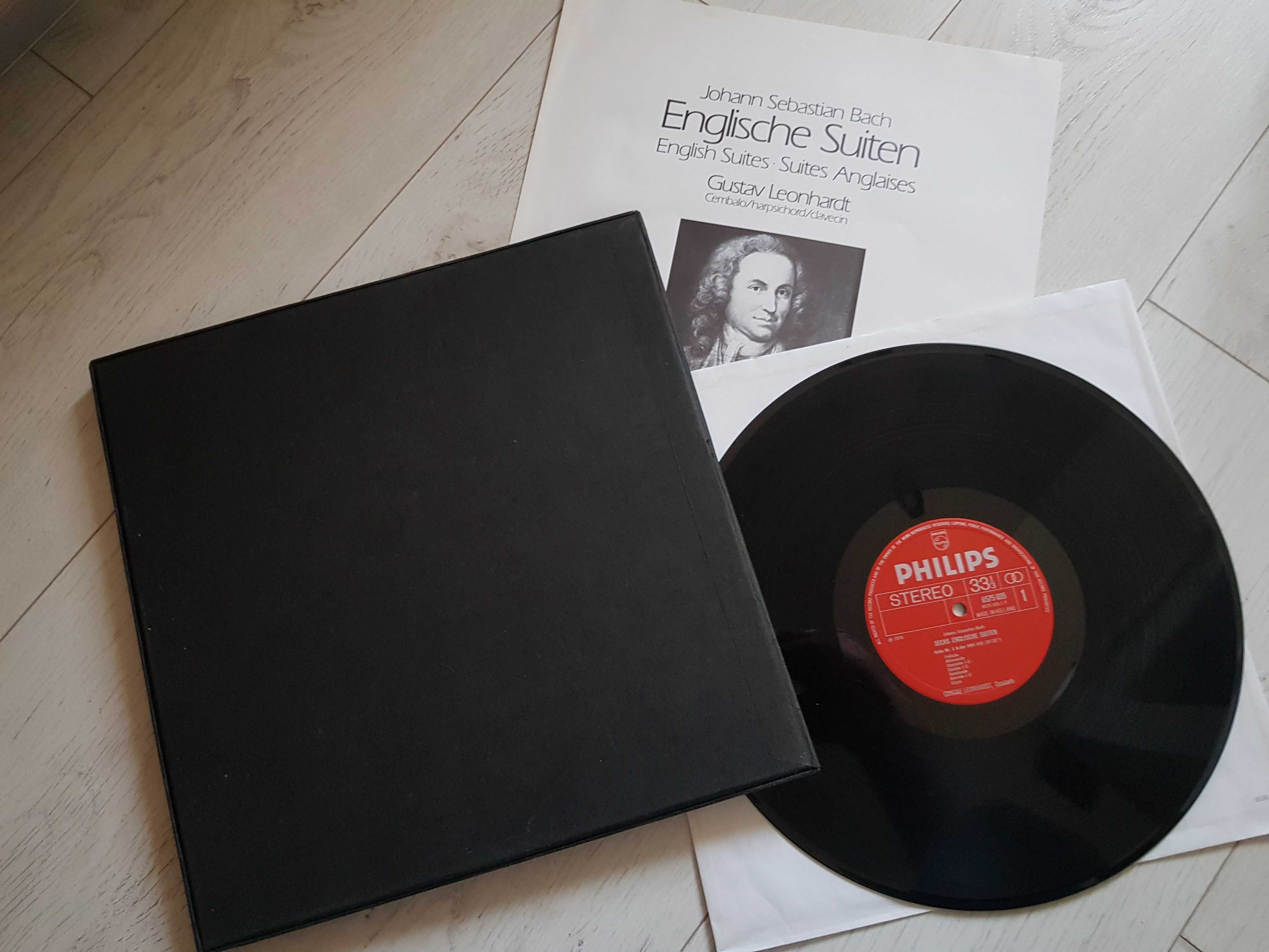 Gustav Leonhardt - Johann Sebastian Bach – English Suites 3xLP B*68