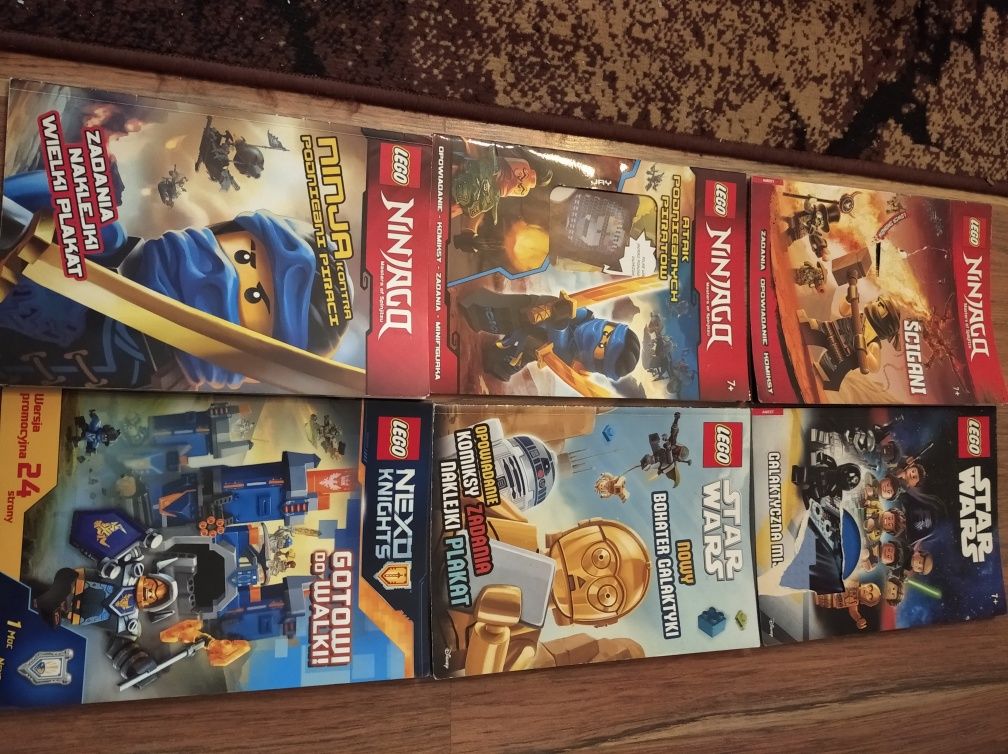 Książki LEGO Ninjago, LEGO Star Wars, LEGO Nexo Knights