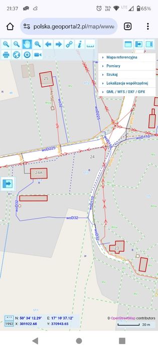 Działka rolno-budowlna 11 ar Cieszanowie gmin kamiennik