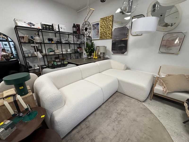 Sofa narożnik Puffy Shore różne konfiguracje tkaniny kolory zamówienie