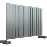 Panel Pełny Ogrodzenie budowlane przestawne Płot blacha trapezowa 2,9m