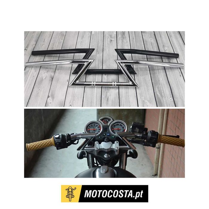 Guiador Vintage Z-Bars 22 mm Universal