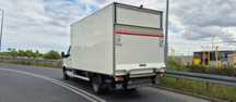 Kontener z windą dhollandia 750kg vw crafter mercedes sprinter iveco