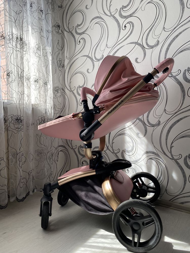 Дитяча коляска-трансформер Ligero Lux 2в1 Рожева Ligero Lux Eco