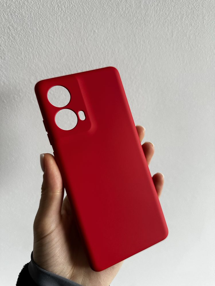 Etui silikonowe czerwone do MOTOROLA G85