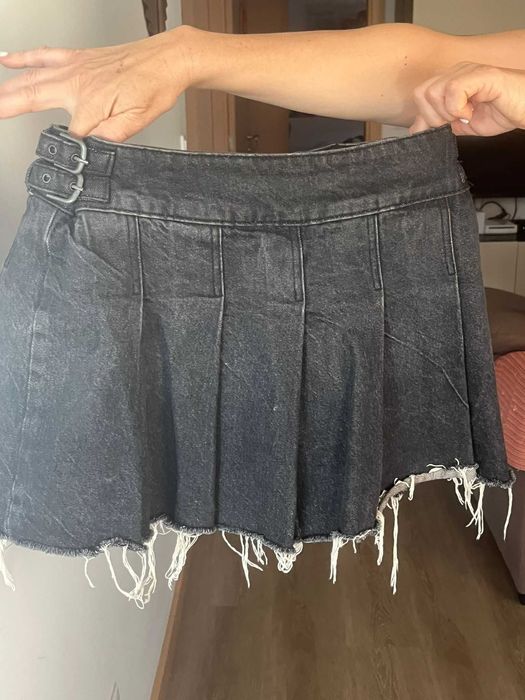 Saia-calção ganga Bershka nº 36