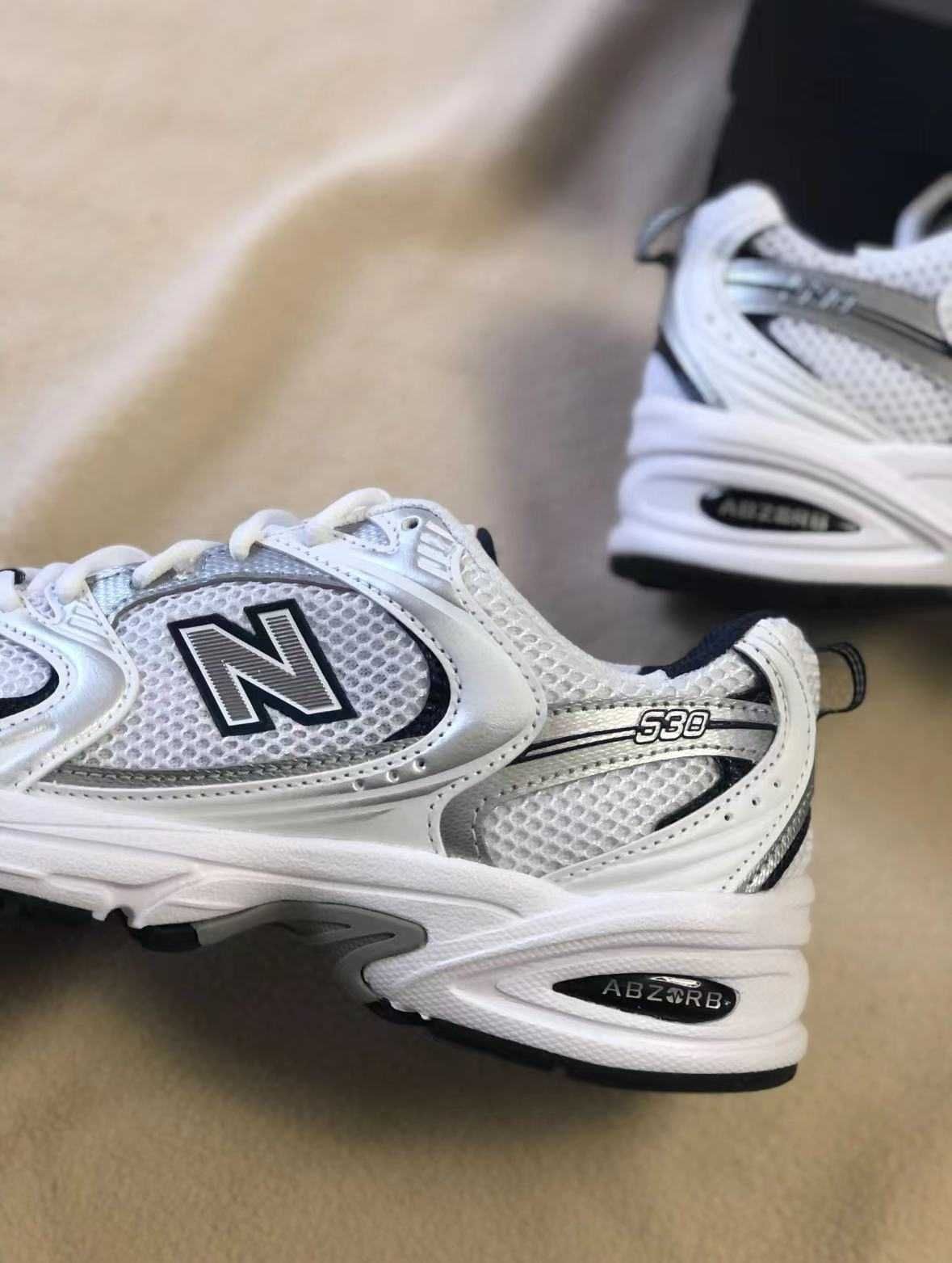 New Balance_530_white Moda_Buty_Mokasyny Mokasyny R.38.5