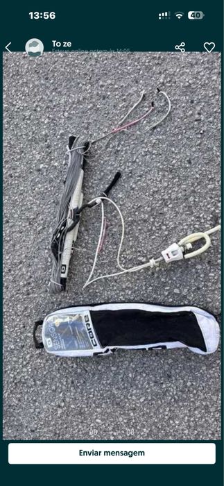 Kitesurf core XR6 12 m Com barra Pro 2.