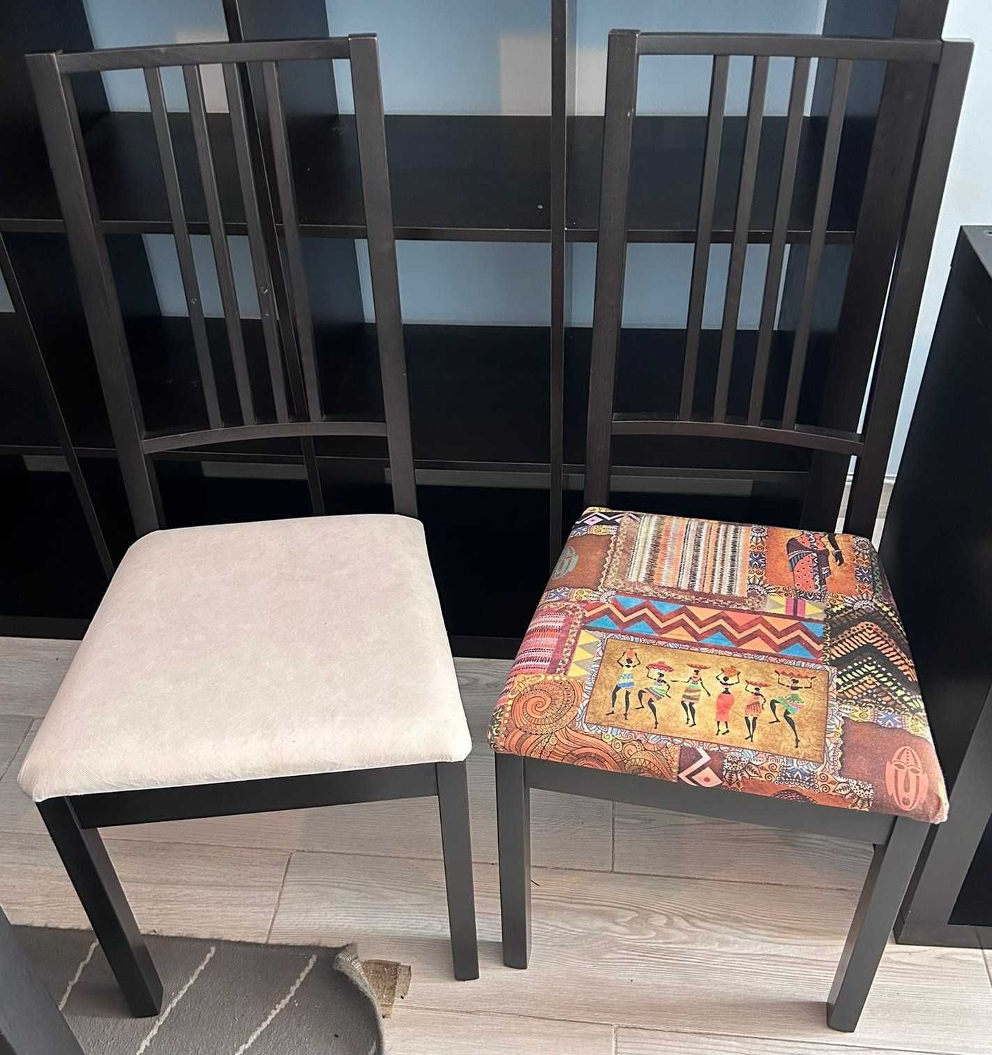 Vendo 8 cadeiras IKEA BÖRJE, 4 delas originais e outras 4 forradas