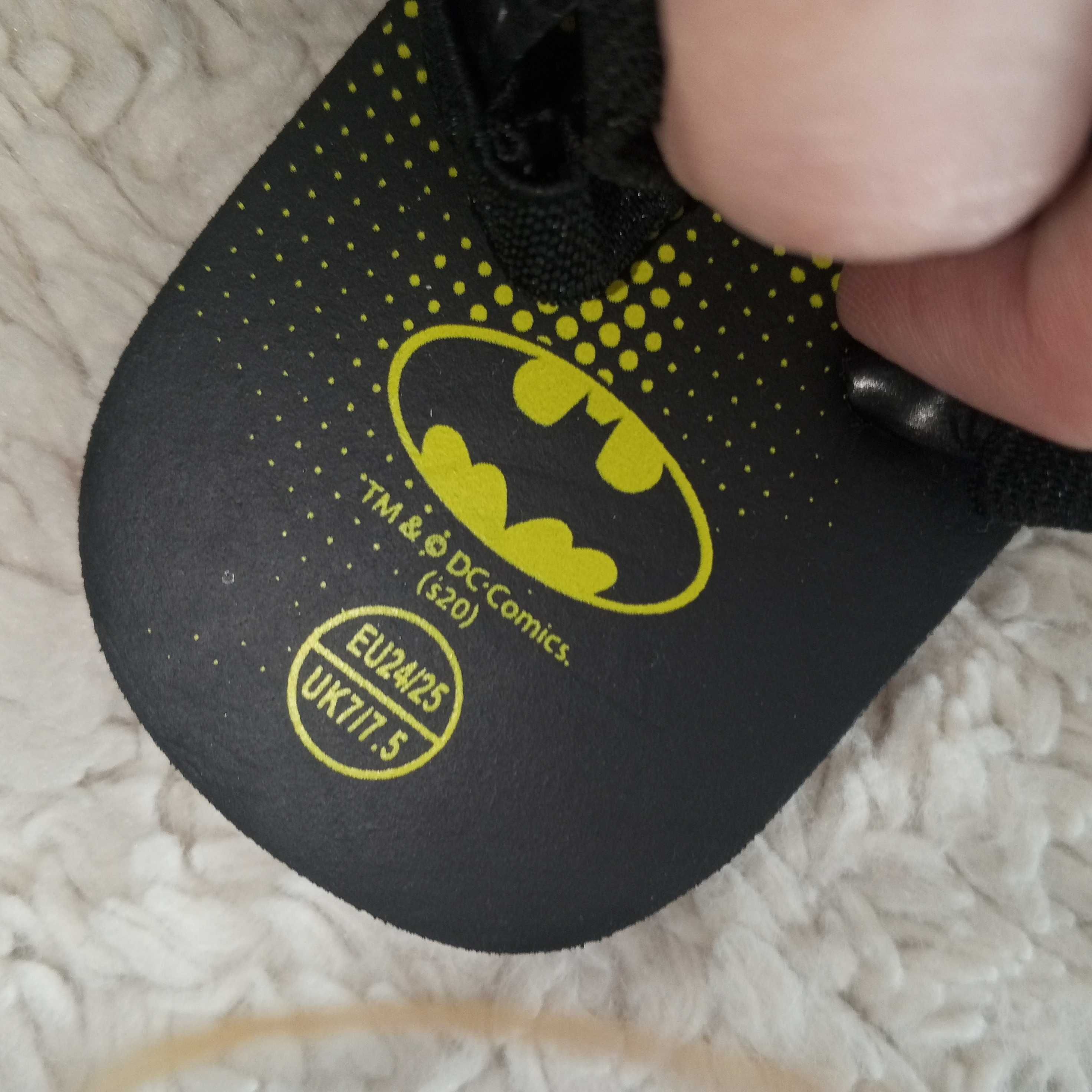 Nowe japonki klapki na basen lato butki buty Batman 24/25 chłopiec