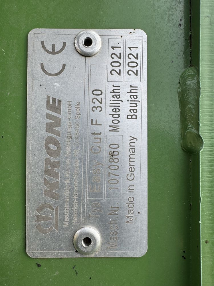 Kosiarka czołowa Krone Easy Cut F 320