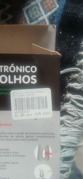 Pente eletrônico anti piolhos