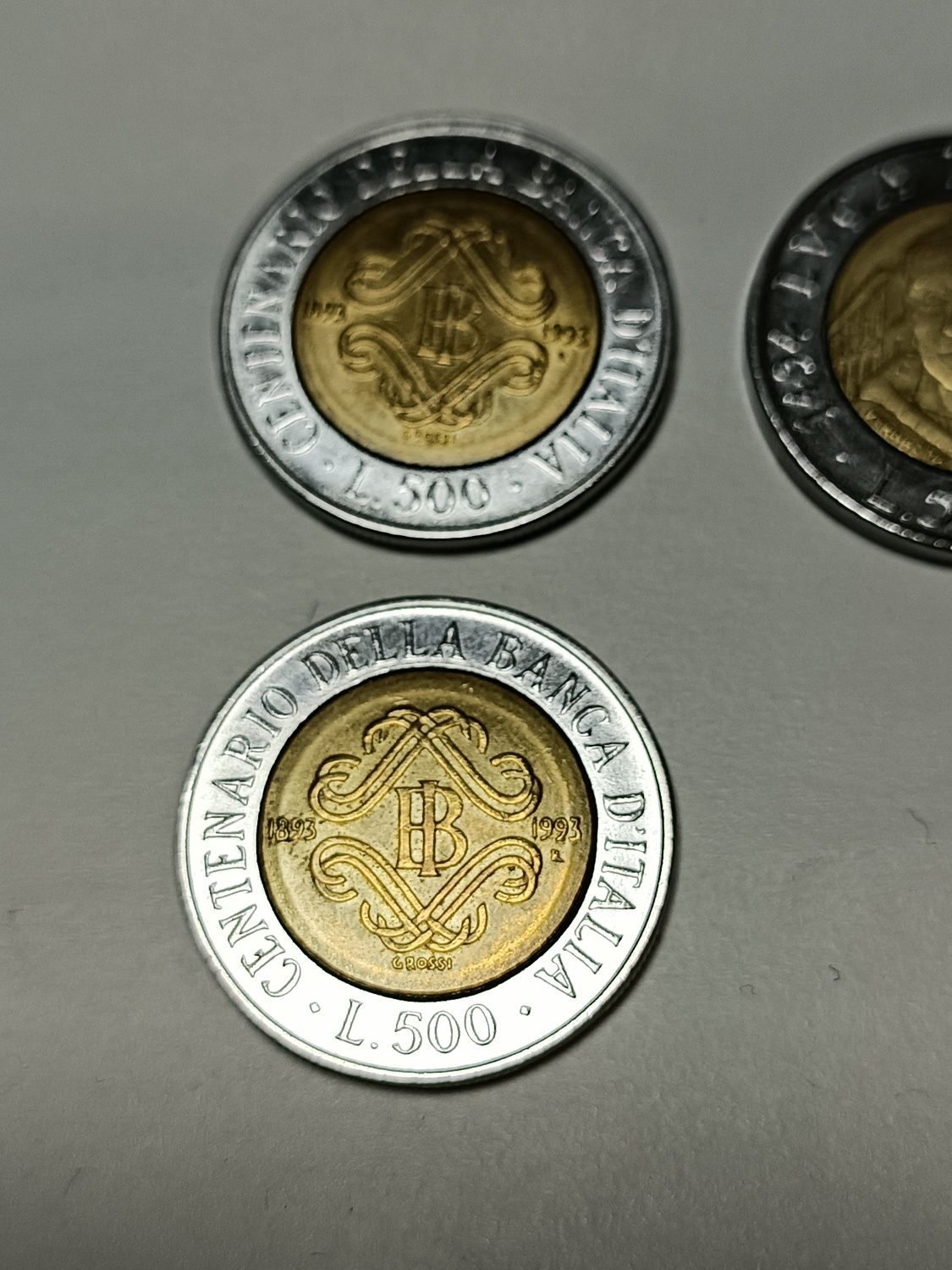 Монеты боны Италии лиры юбилейные