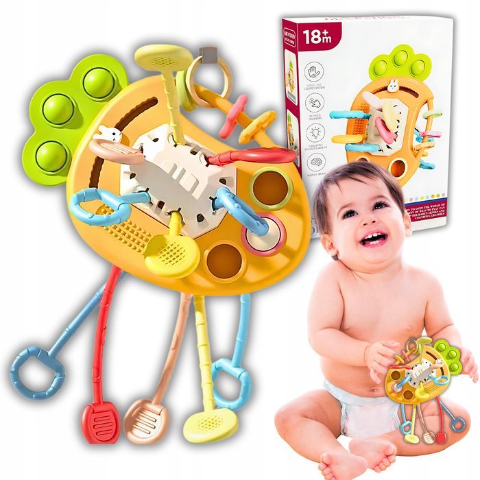 Zabawka Gryzak Montessori Sensoryczna Antystresowa Dla Niemowląt