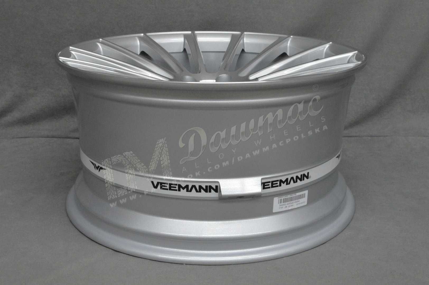 Felgi Veemann V-FS55 20" 10J ET45 5x112 Silver Machined