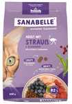 Karma bez cukru dla dorosłych kotów - Sanabelle Kurczak i Struś 400g
