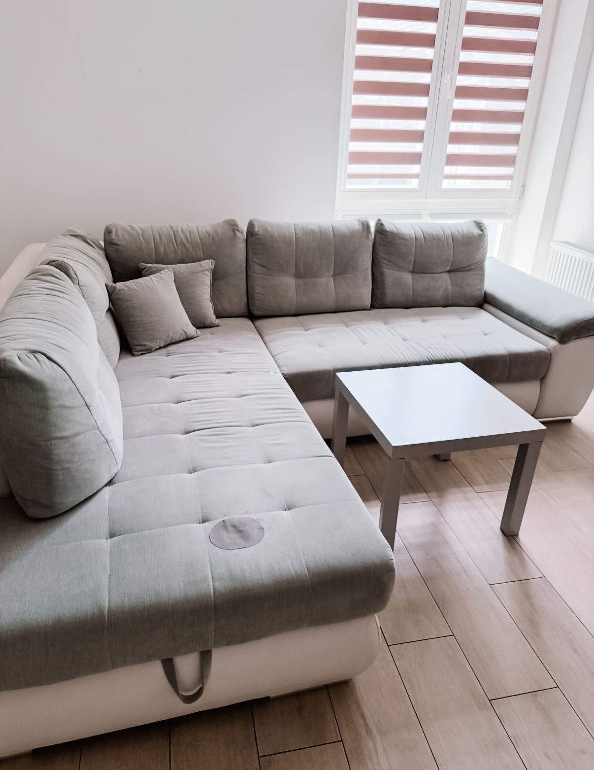 Sofa Narożnik Carl 2 Lux Black Red White