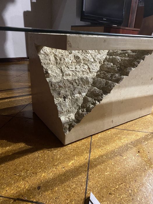 Stolik kawowy z szyba