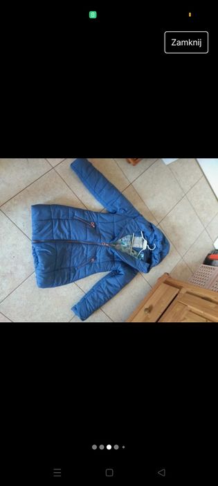 kurtka  5.10.15 164 zimowa ciepła puchowa