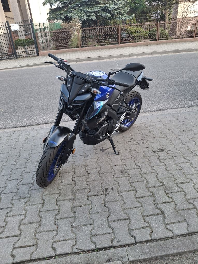 Yamaha MT 125. 2022 r. Kat. B . A1. Zarejestrowana w Polsce