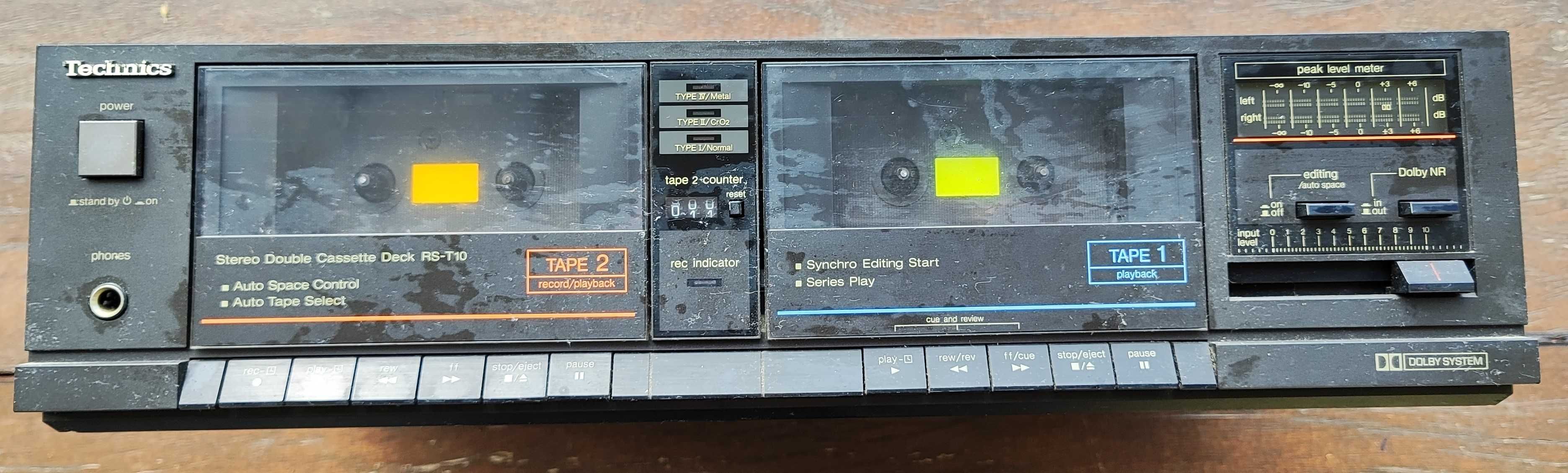 Som, Technics stereo Double Cassetts Deck RS-T10