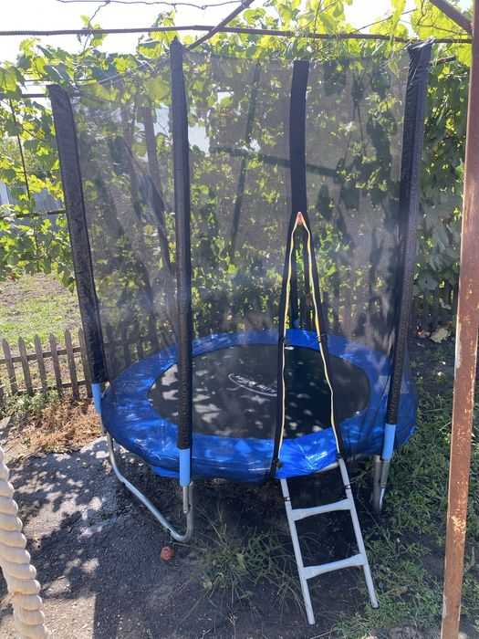 Батут 183см King Sport  з сіткою + драбина !