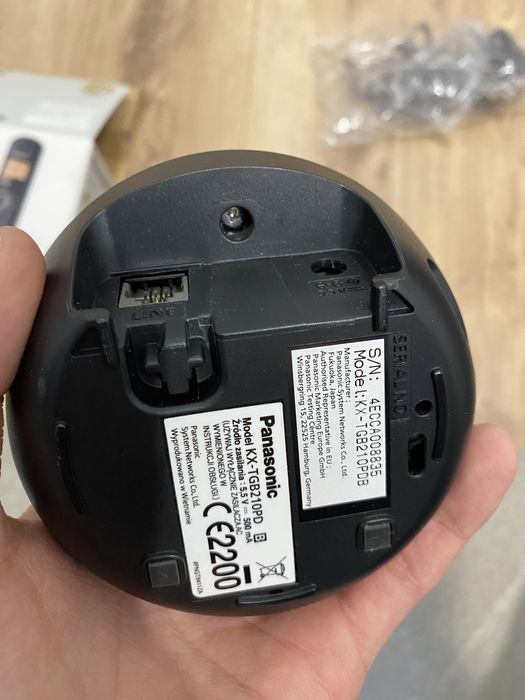 Telefon stacjonarny bezprzewodowy Panasonic Kx-tgb212pd