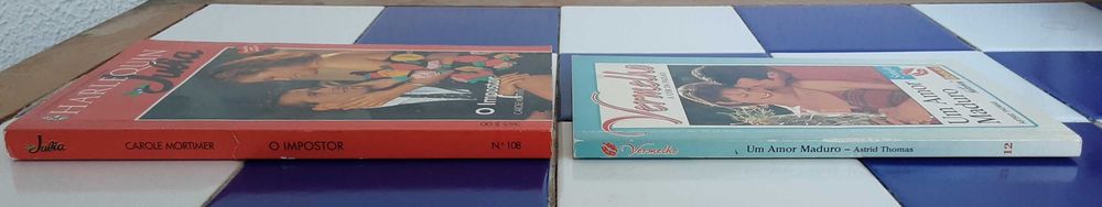 Lote de 2 Romances Harlequin Julia / Vermelho - 2,50€/cada!