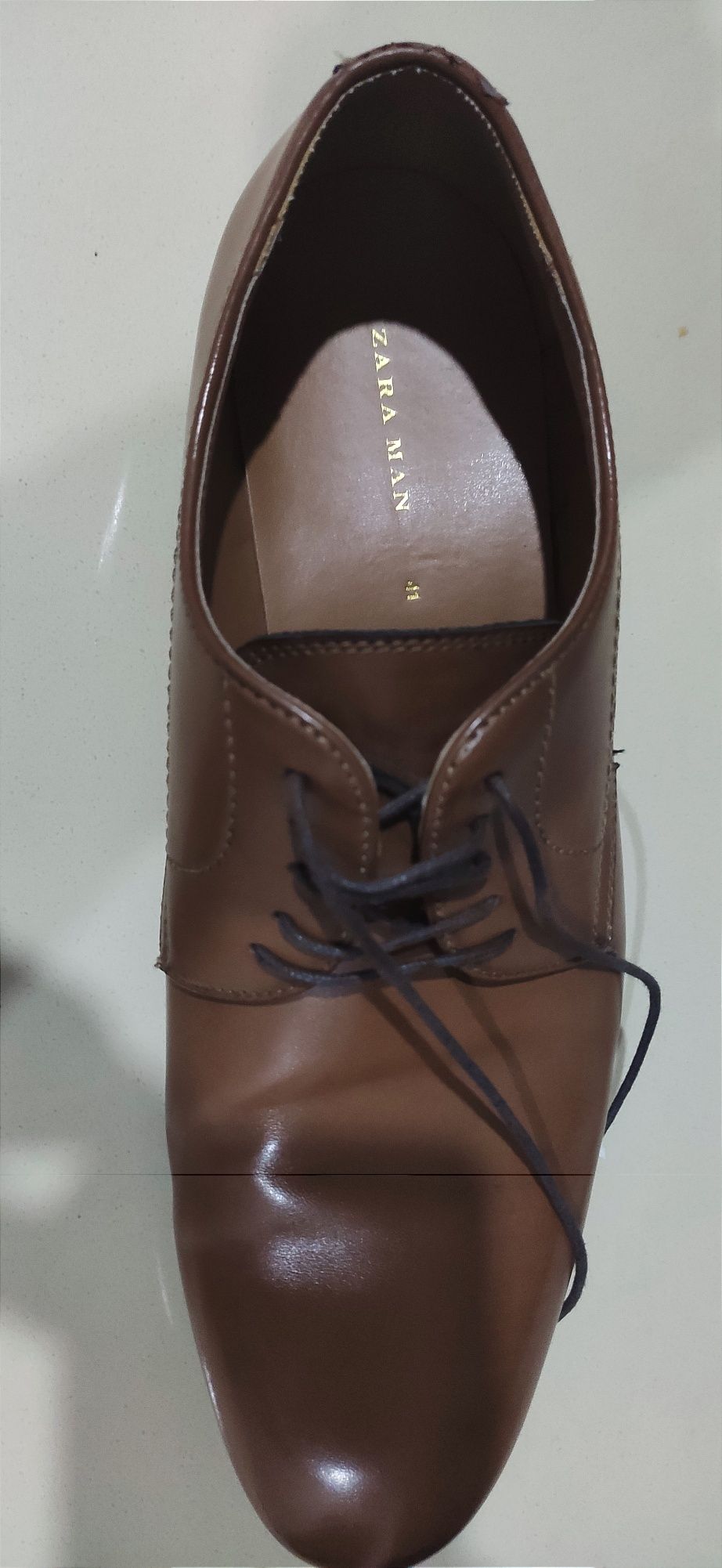 Sapatos Zara Man Camel 41 Novos