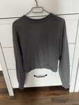Bluza szara typu crop top