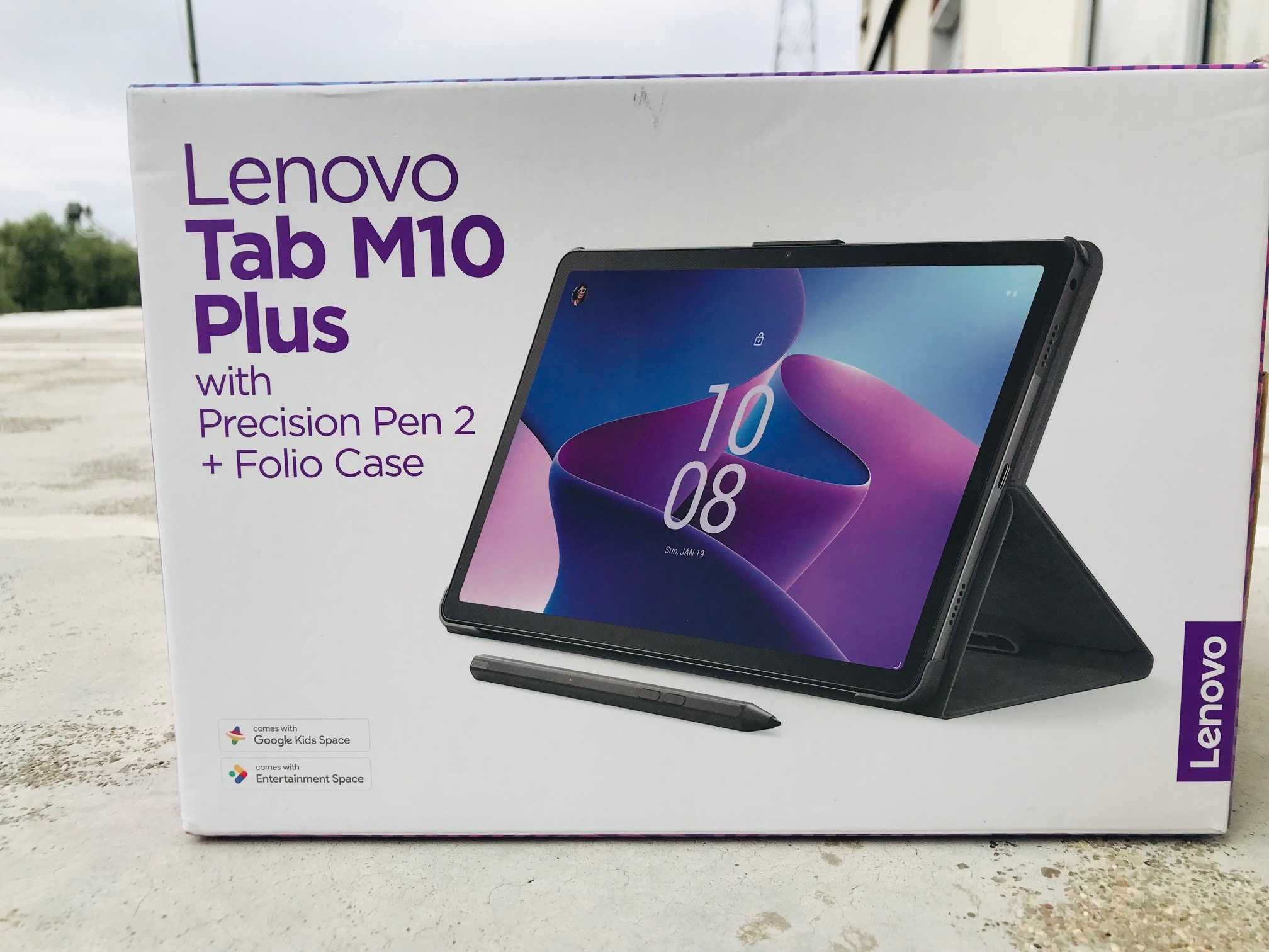 Lenovo Tab m10 plus 128gb + Precision Pen 2 + Folio Case