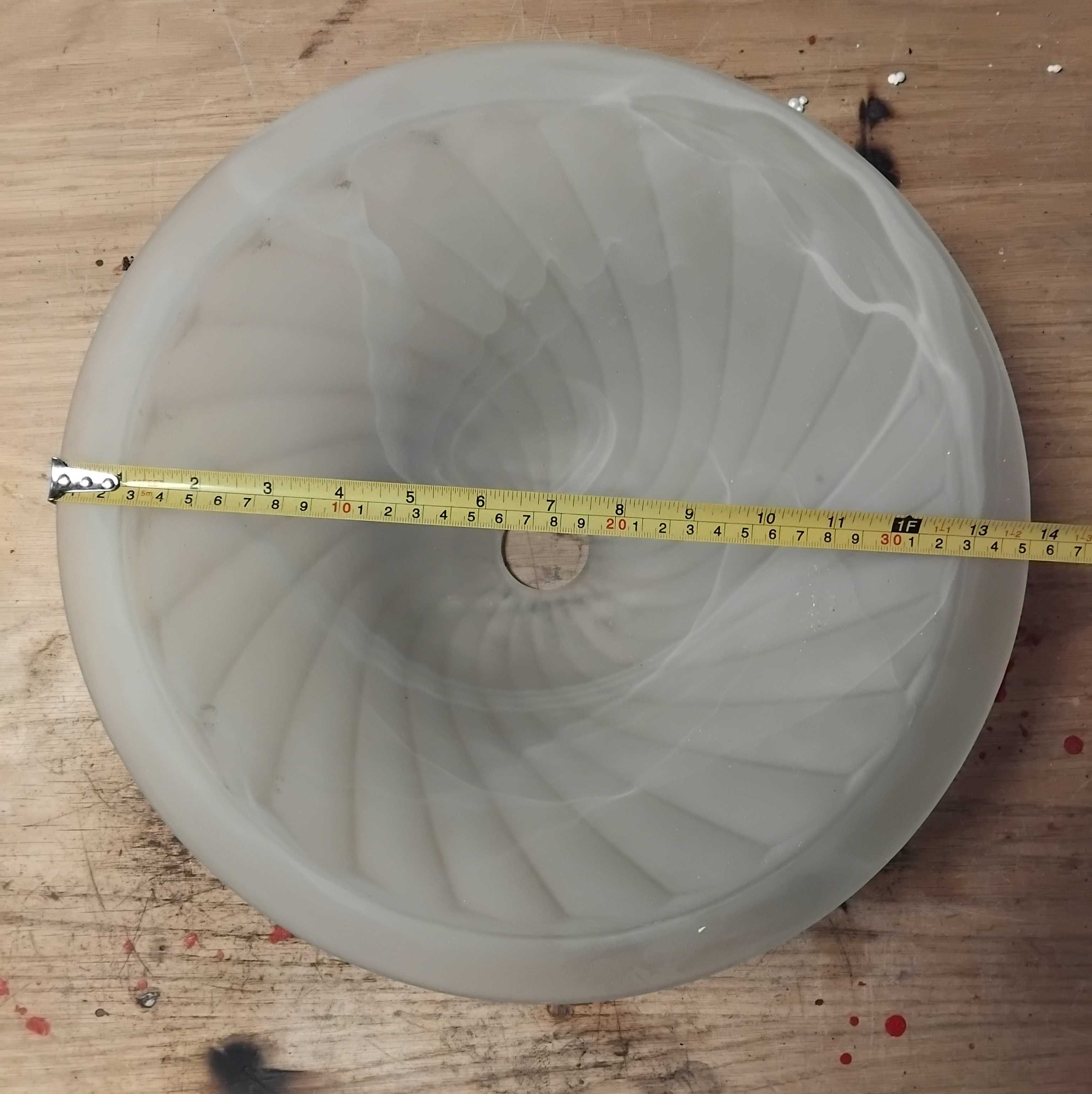 Duży szklany klosz lampy wiszącej lub podłogowej E27 Cameroom 35cm
