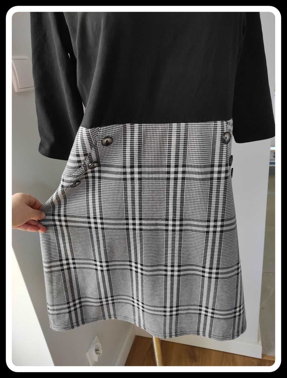 Sukienka czarno biała Dorothy perkins 42 XL
