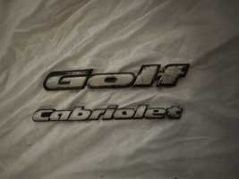 Emblematy znaczki golf cabrio mk3 III