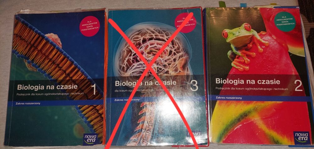 Podręczniki Biologia na czasie - zakres rozszerzony kl. 1,2,3