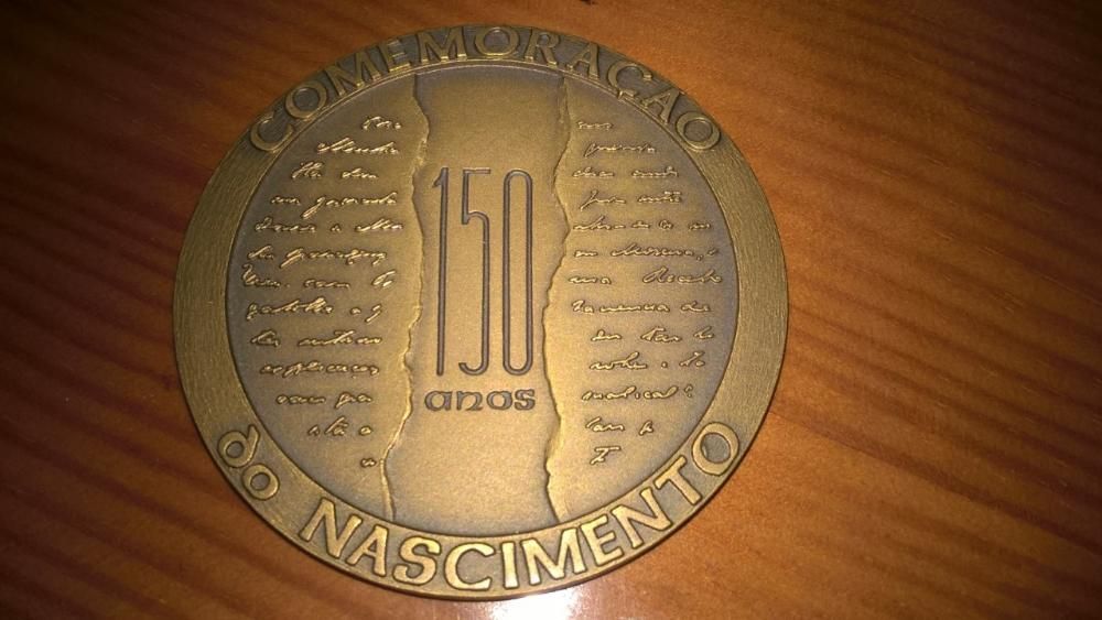 Eça de Queirós- Medalha Comemorativa Nascimento (Raríssima)
