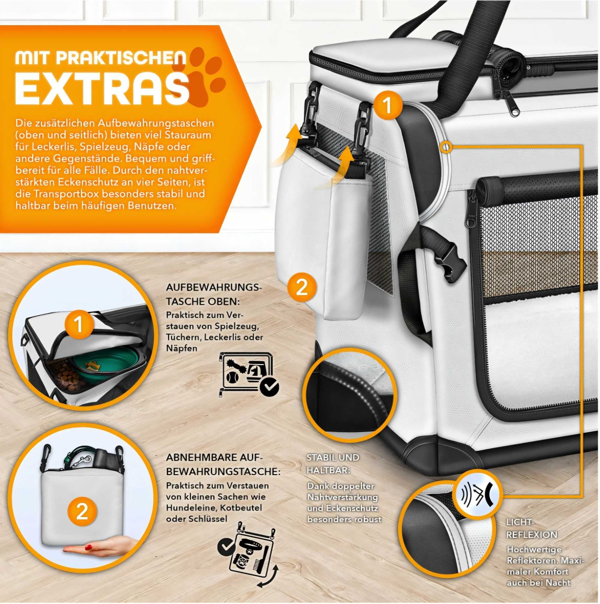 Transporter torba dla psa kota szara roz.S 50x34x34cm mata do lizania