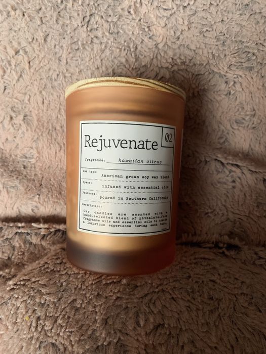 Leoben nowa świeca sojowa 255 g cytrus Hawaje Kalifornia pomarańcza