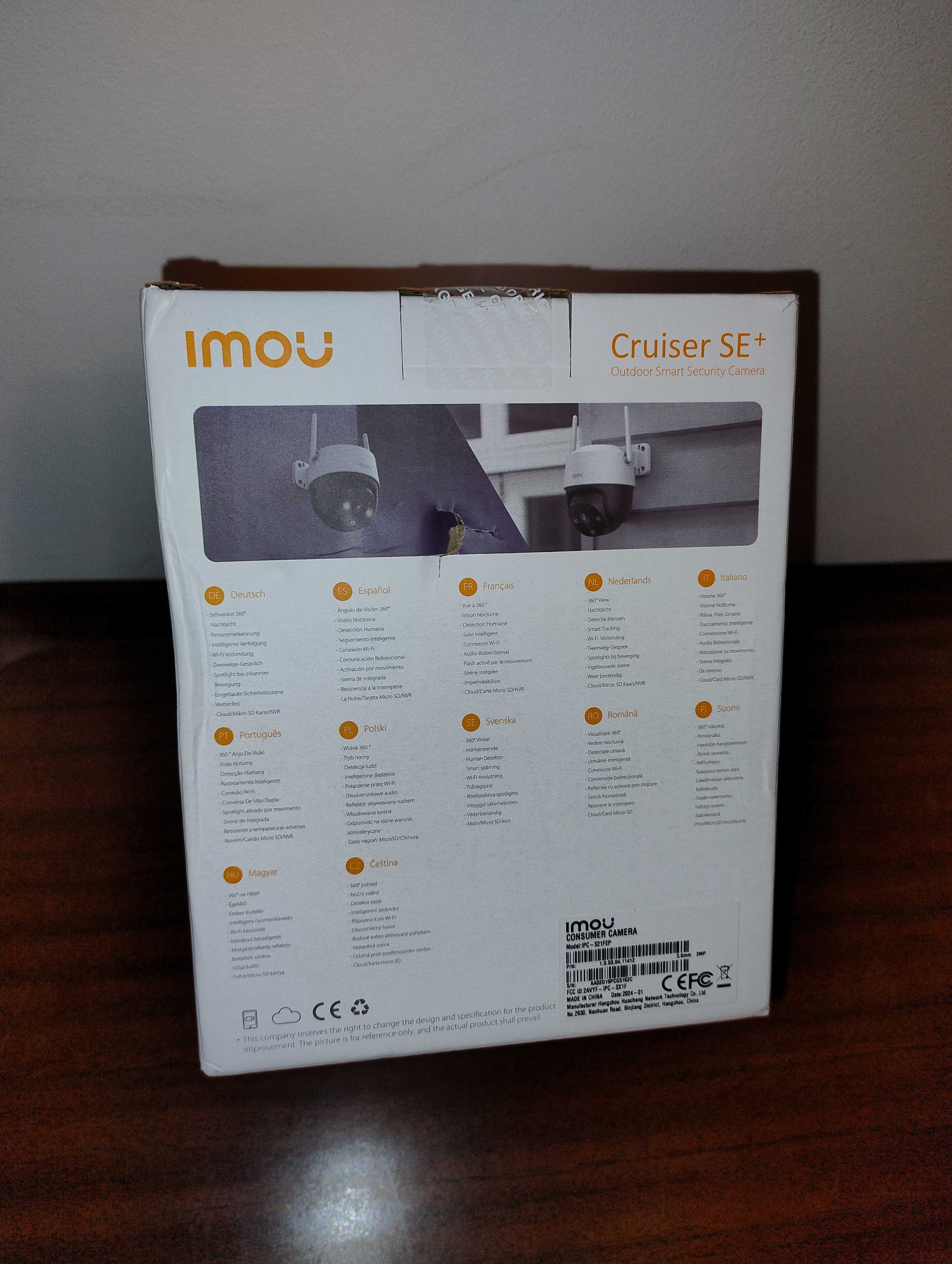 Поворотная IP-камера IMOU CRUISER SE+ WiFi 3mp Уличная Видео Dahua