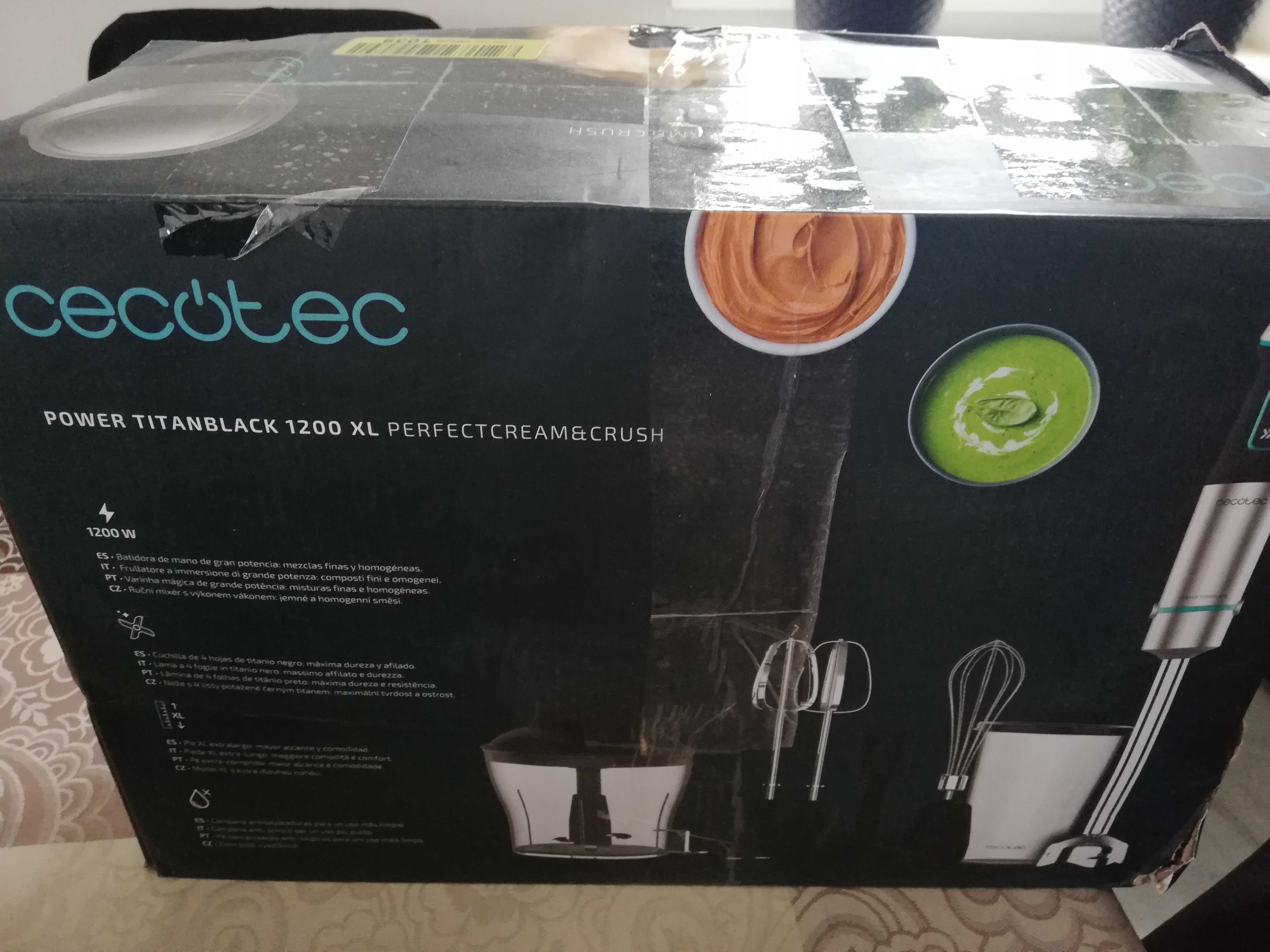 Cecotec Blender ręczny Power TitanBlack 1200 Xl