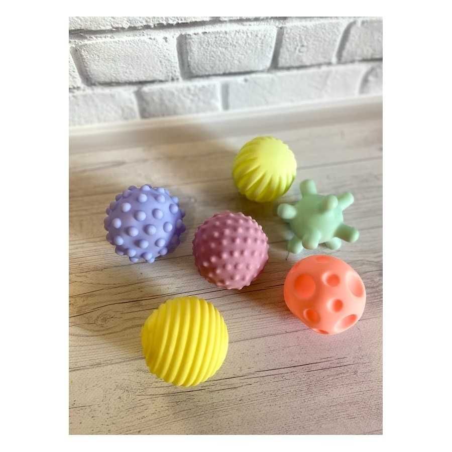 Тактильные мячики, сенсорные мячики, игрушки для ванной пищалки