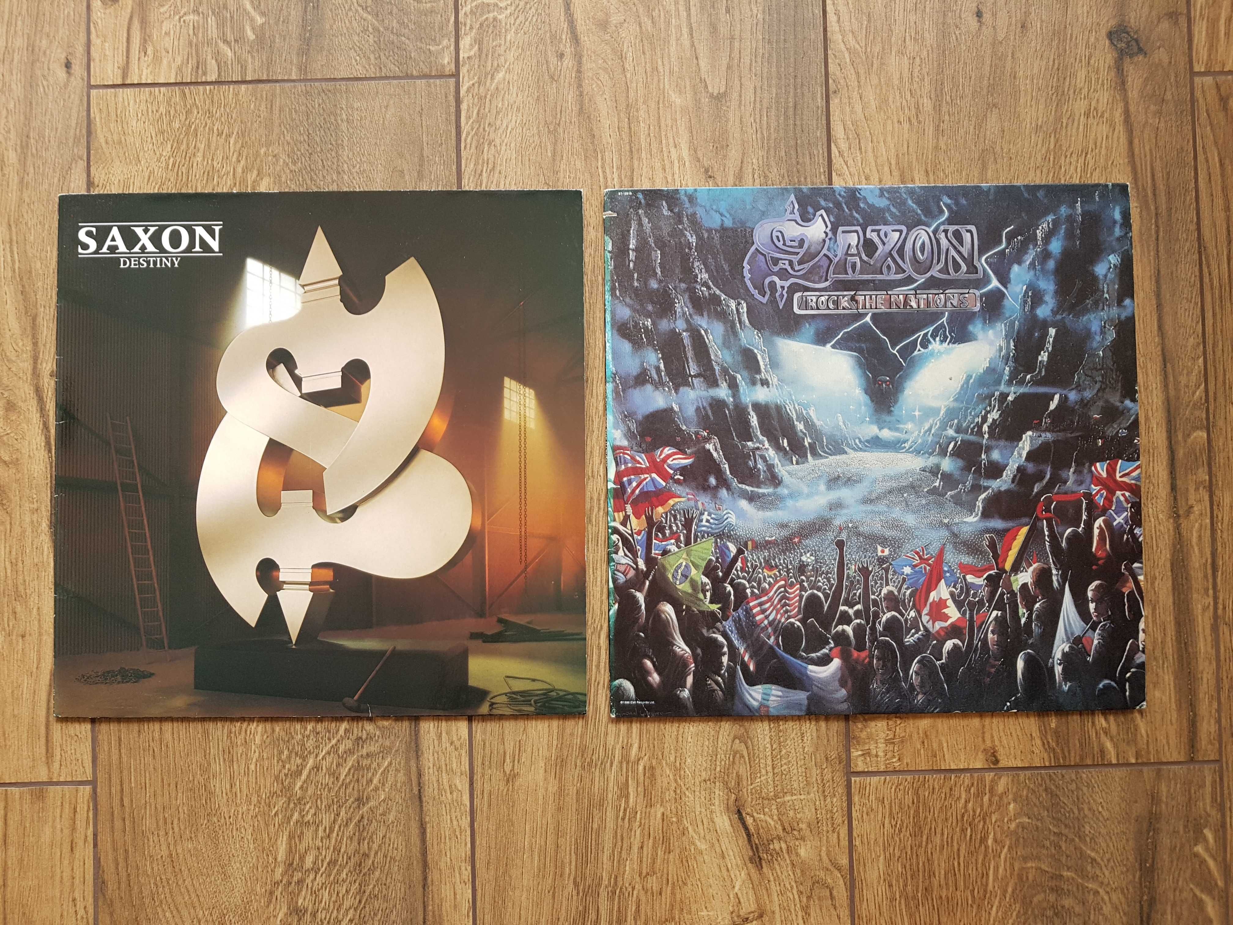 płyty winylowe: SAXON- Rock The Nations, Destiny, LP