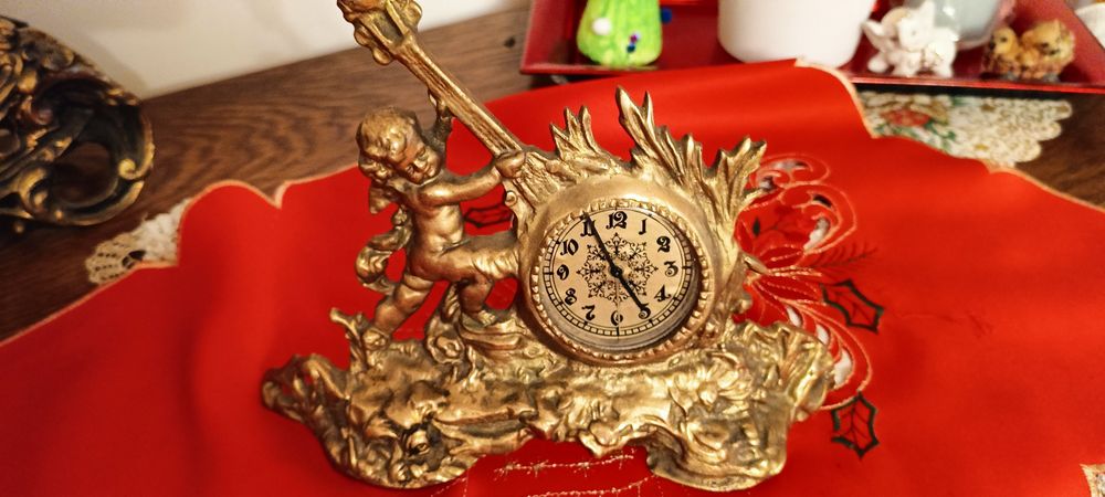 Zegar aniołek z gitarą