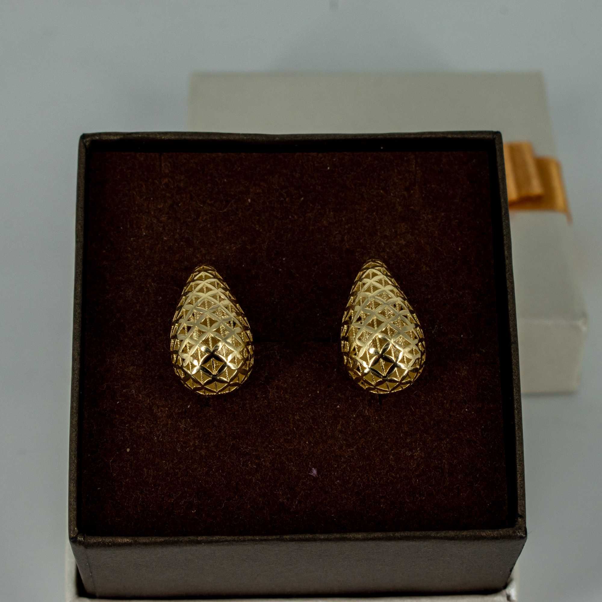 Złote kolczyki 585 2,84 gram łezki Nowe WYSYŁKA GRATIS