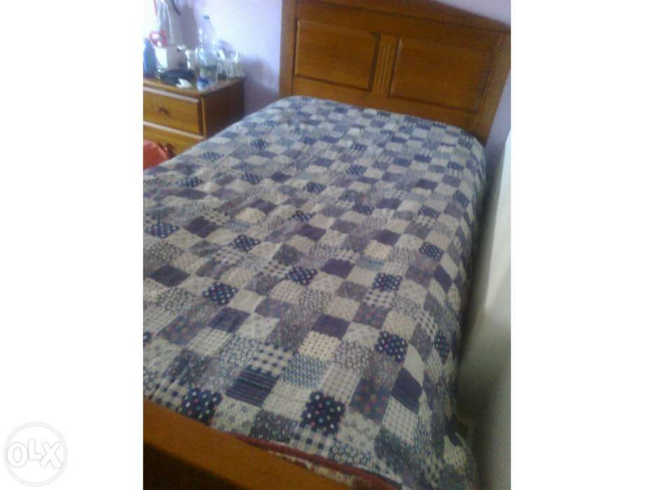 Colcha de cama reversível