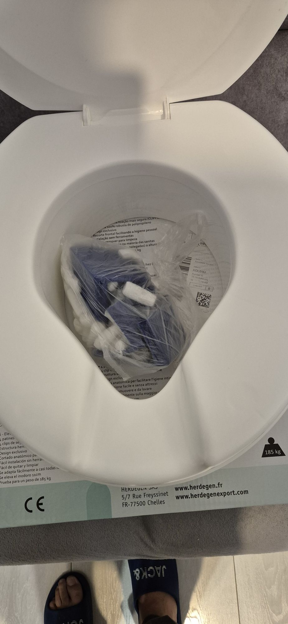 Nasadka podwyszajaca  wc clipper  lll